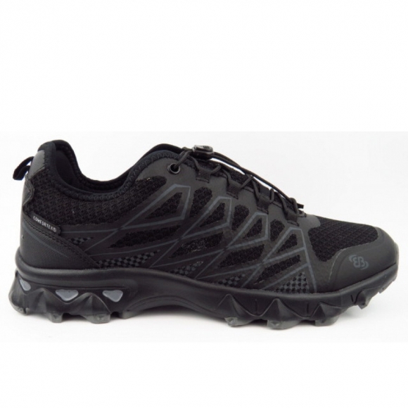 Brütting Mission TEX Laufschuh in schwarz/grau