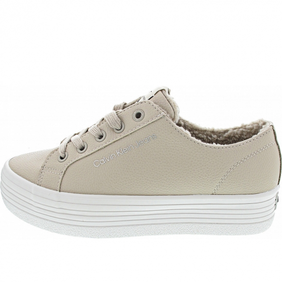 Calvin Klein Vulc Flatform Laceup Low Sneaker low in eggshell