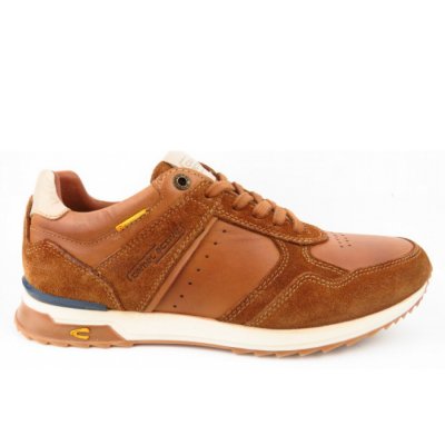 Camel Active Sneaker low in tan/weiss