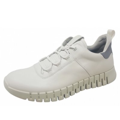 Ecco Gruvv M Sneaker Lea Sneaker in white Ecco Gruvv M Sneaker Lea Sneaker in white