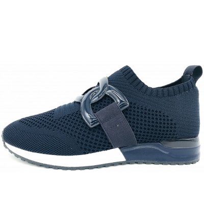 La Strada Slipper in dunkelblau La Strada Slipper in dunkelblau