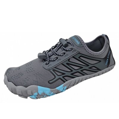 Rock Spring Barfußschuh sportlicher Schnürer in aquamarin