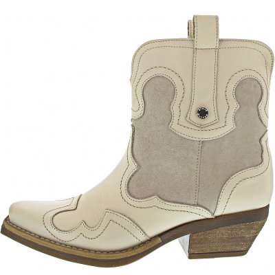 Steve Madden Waynoa Stiefel in beige leather Steve Madden Waynoa Stiefel in beige leather