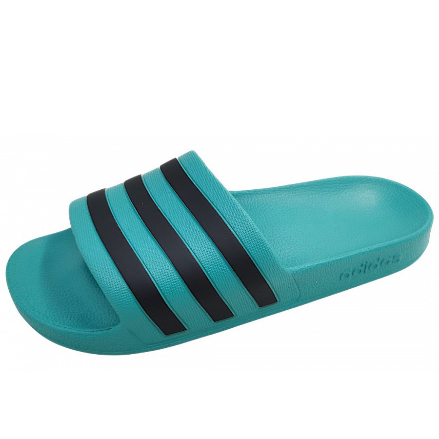 adidas Adilette Aqua Pantolette in teal/black