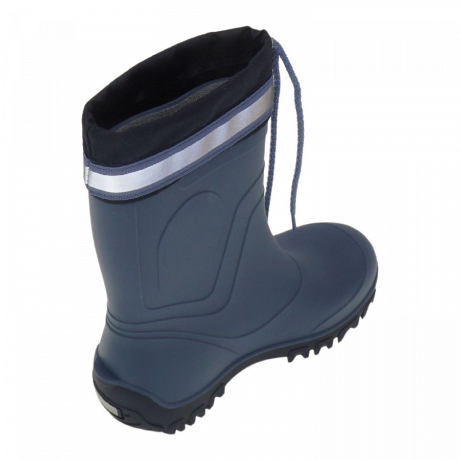 Bockstiegel stahlblau Gummistiefel in Rosa