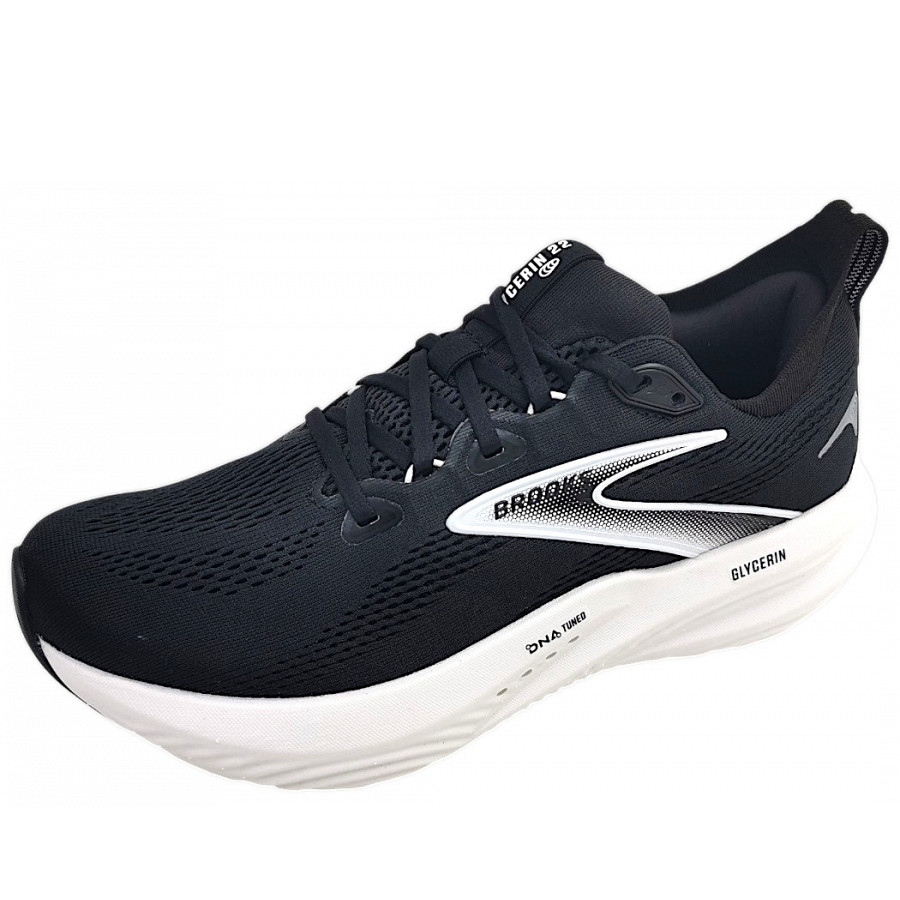 Brooks Glycerin 22 Sportschuh in black/grey/white
