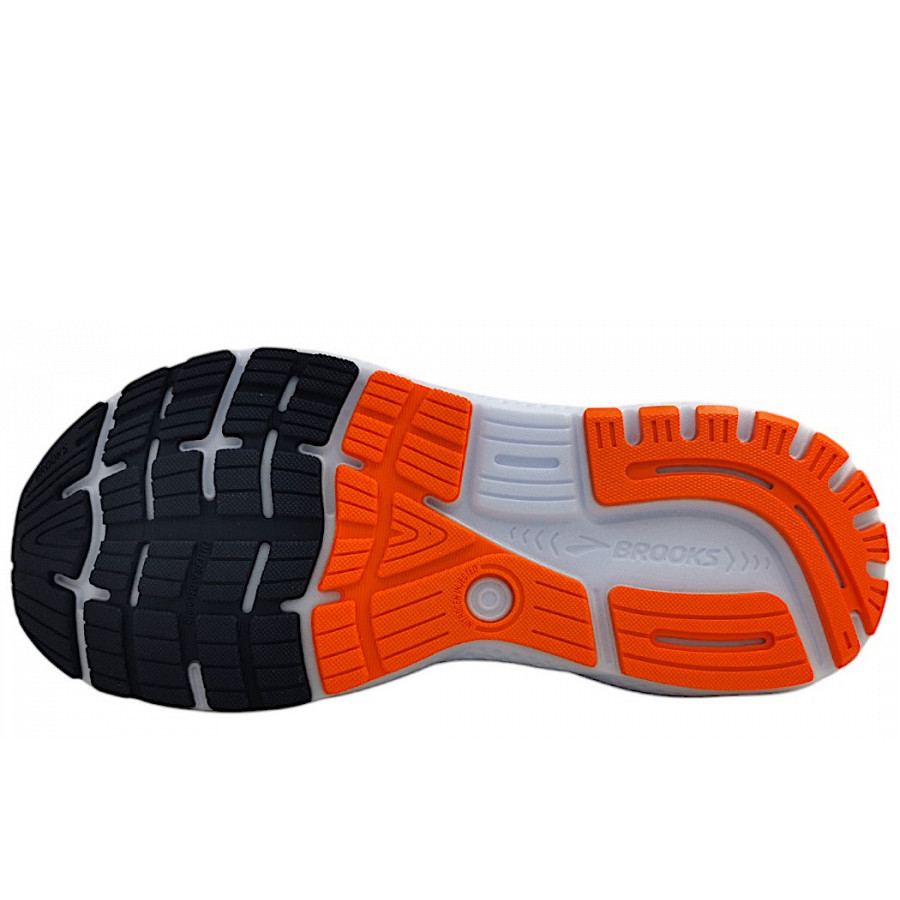 Brooks Ghost 16 Laufschuh in white/orange 130