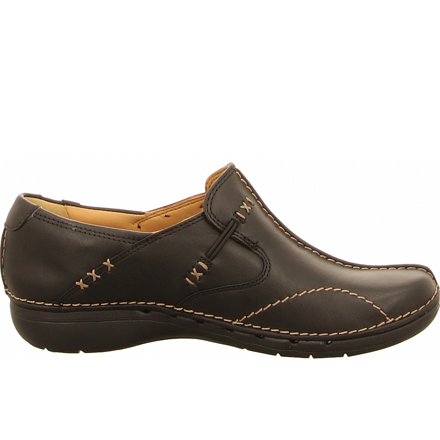 Clarks un loop Slipper in schwarz