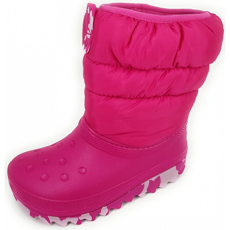 Crocs Classic Neo Puff Boot Gummistiefel in 6X0 Candy Pink