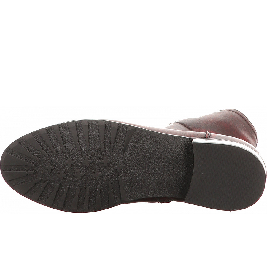 Eksbut Stiefelette in dunkelrot