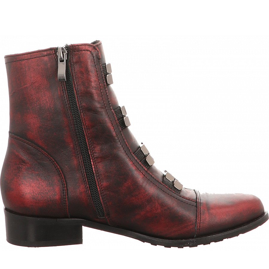 Eksbut Stiefelette in dunkelrot