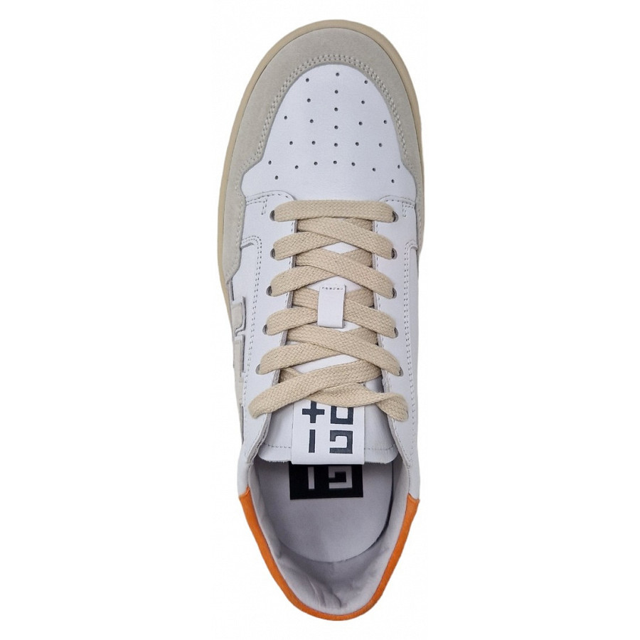 Gio+ Sneaker in white orange