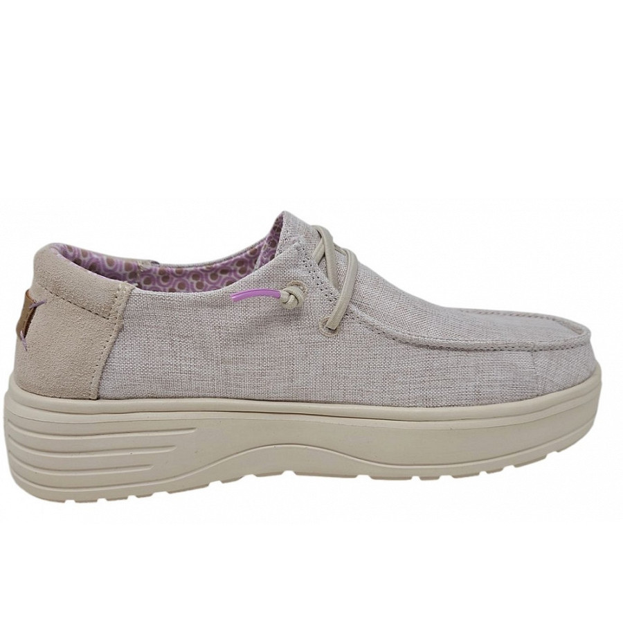 Pitas Leinenschuh in crudo