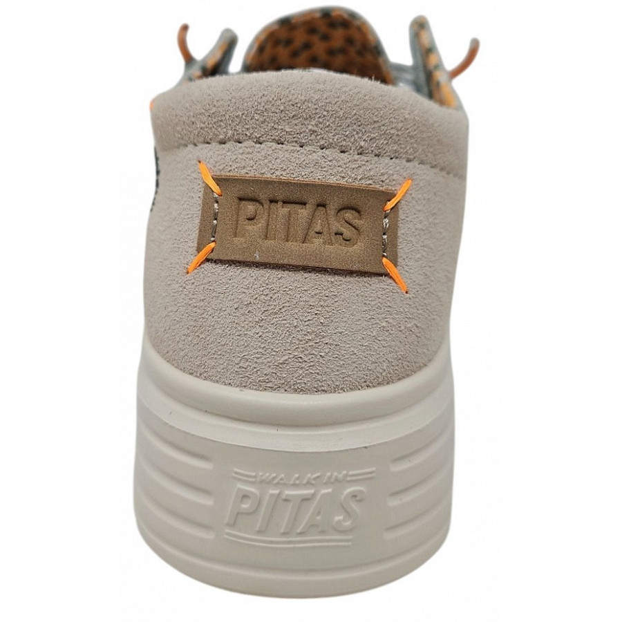 Pitas Leinenschuh in verde
