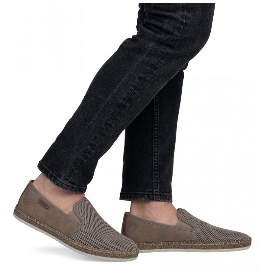 Rieker Slipper in kiesel