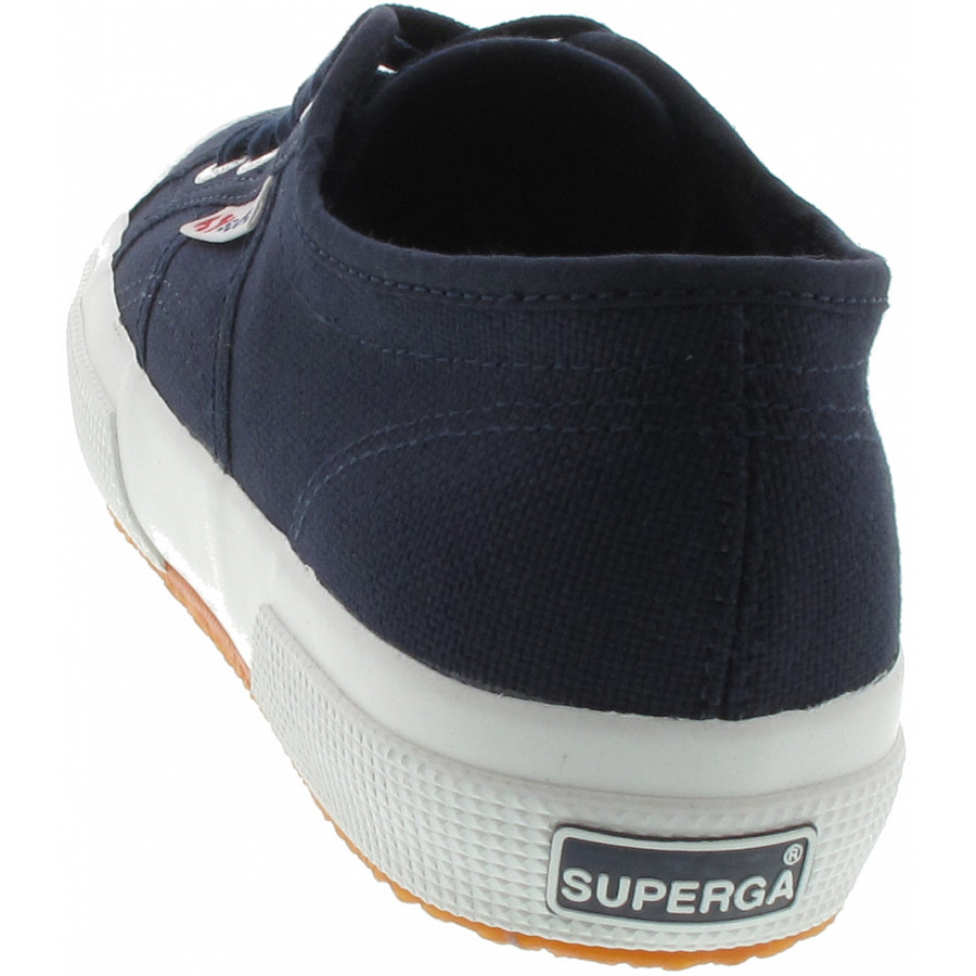 Superga sportliche Schnürer in navy-FWhite
