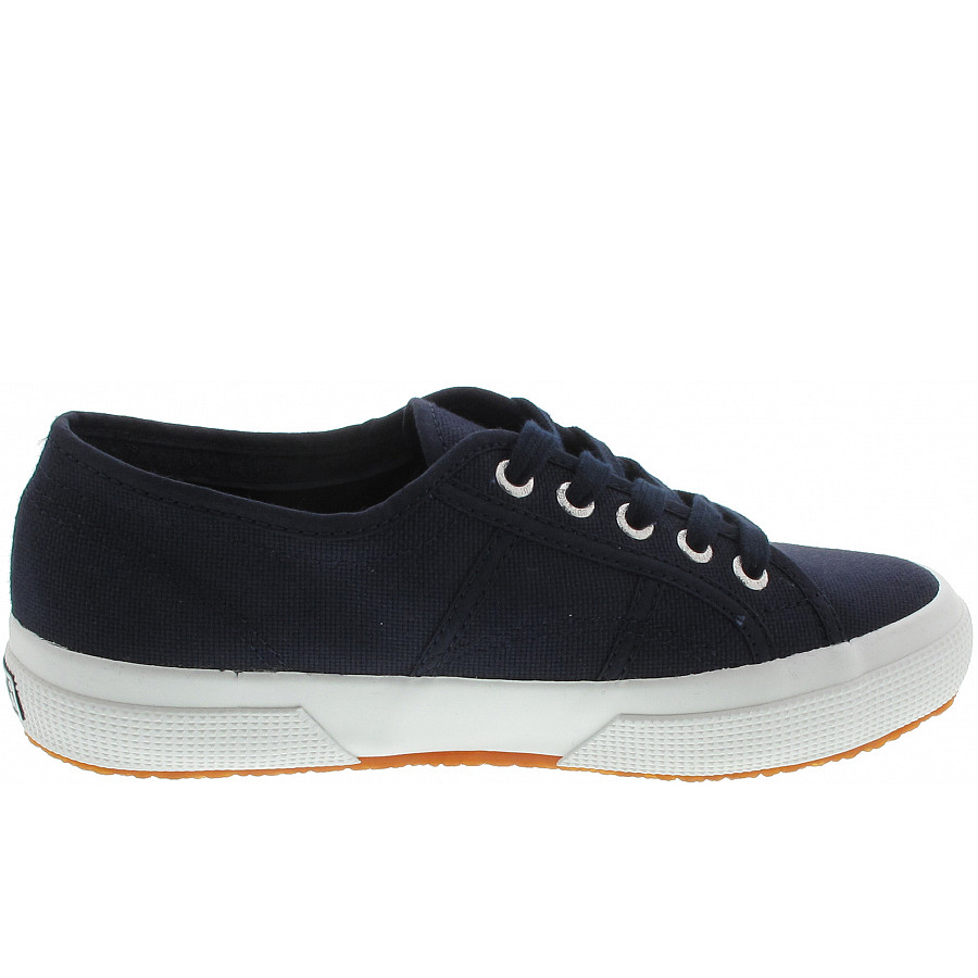 Superga sportliche Schnürer in navy-FWhite