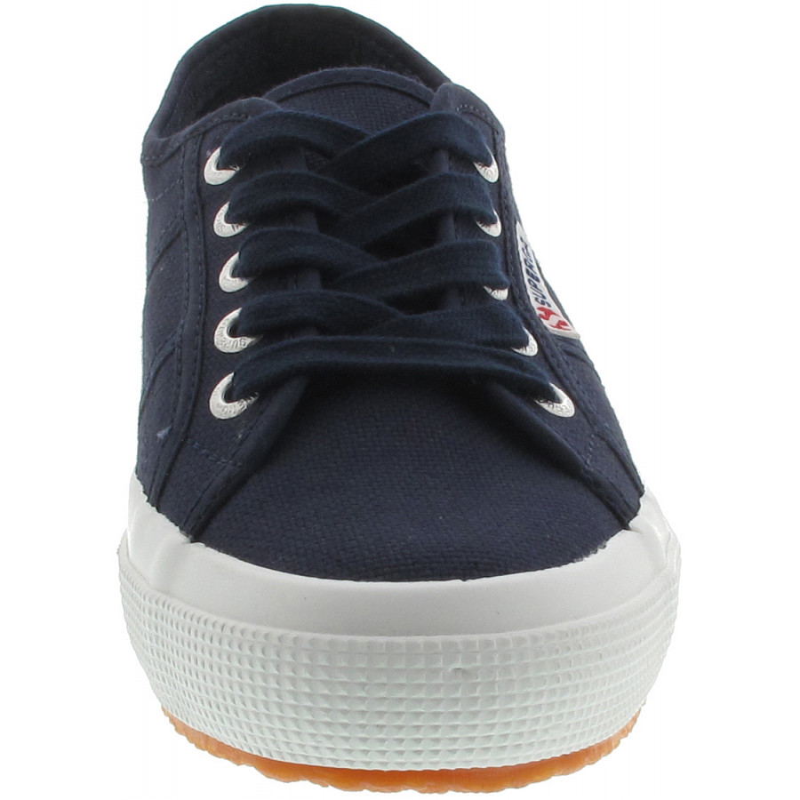 Superga sportliche Schnürer in navy-FWhite