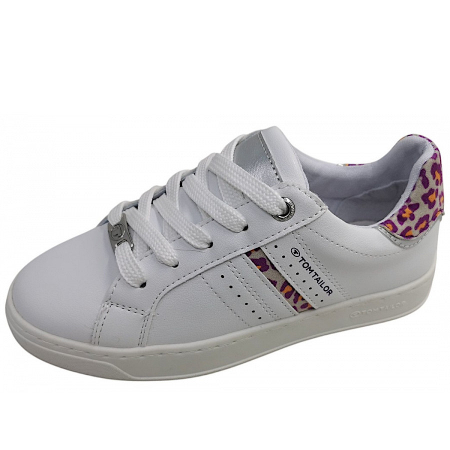 Tom Tailor sportlicher Schnürer in white
