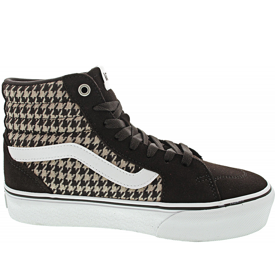 Vans WM Filmore Hi Platform Sneaker high in Plaid Mix brown-white