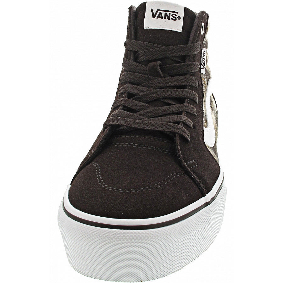Vans WM Filmore Hi Platform Sneaker high in Plaid Mix brown-white